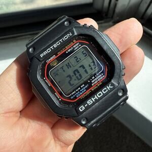 Casio G-Shock Men's Watch GWM5610U Tough Solar Black Resin Digital 43mm 3495